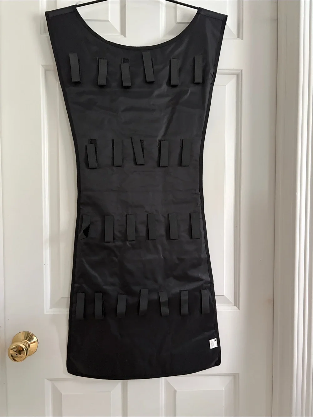 Umbra Black Dress-Style Jewelry Organizer with Clear Pockets